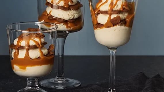 Trifle med pepparkaka